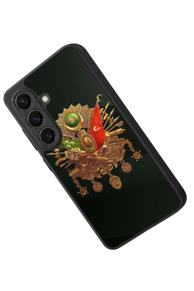 Samsung Galaxy S26 Uyumlu Osmanli Tugrasi Tasarımlı Glossy Premium Kılıf