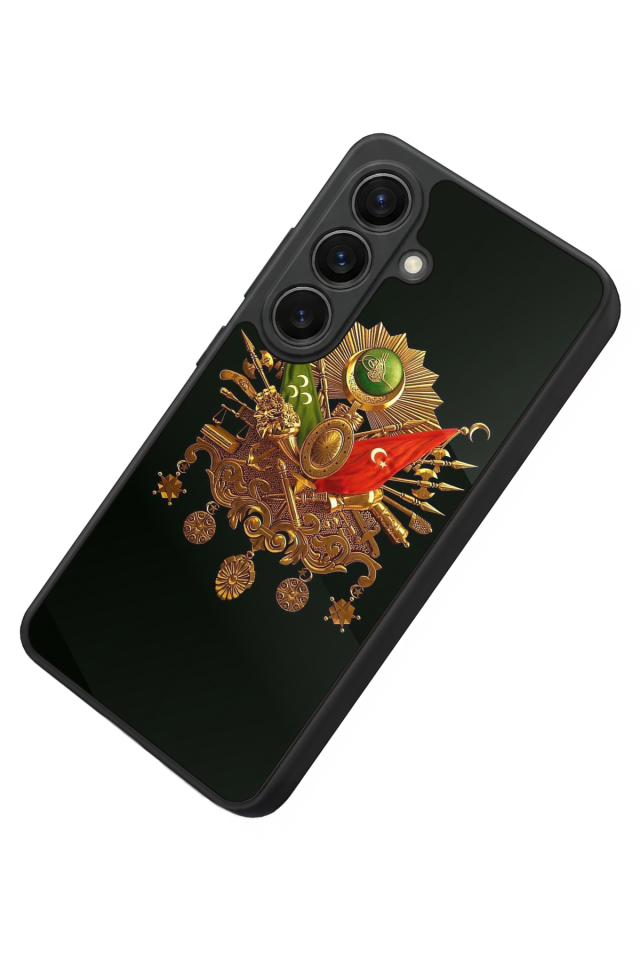 Samsung Galaxy S26 Uyumlu Osmanli Tugrasi Tasarımlı Glossy Premium Kılıf
