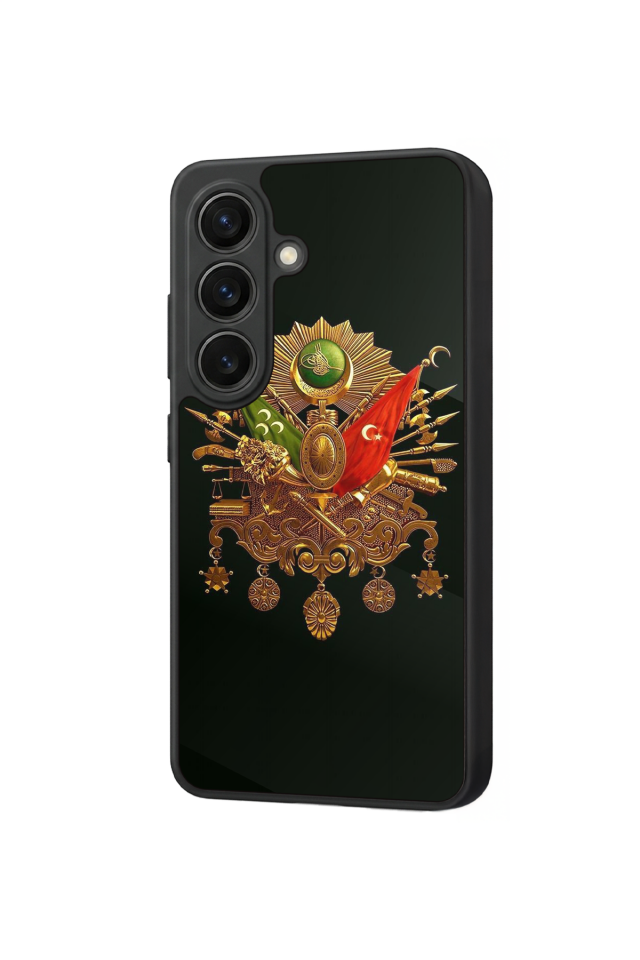 Samsung Galaxy S26 Uyumlu Osmanli Tugrasi Tasarımlı Glossy Premium Kılıf