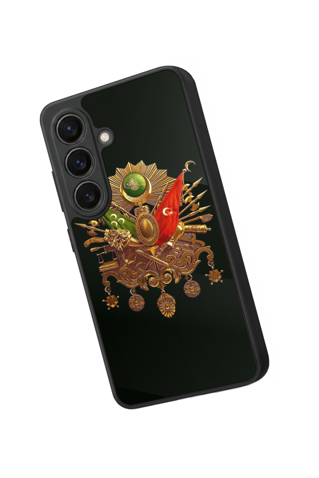 Samsung Galaxy S26 Uyumlu Osmanli Tugrasi Tasarımlı Glossy Premium Kılıf