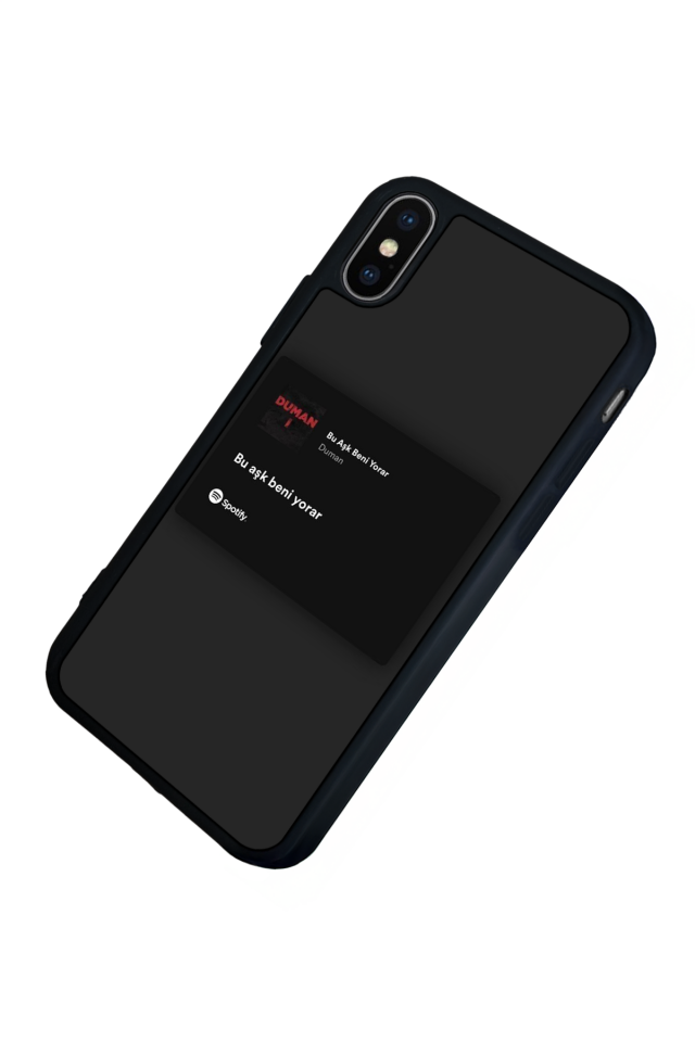 iPhone X/ XS Uyumlu Sarki Sozleri Tasarımlı Glossy Premium Kılıf