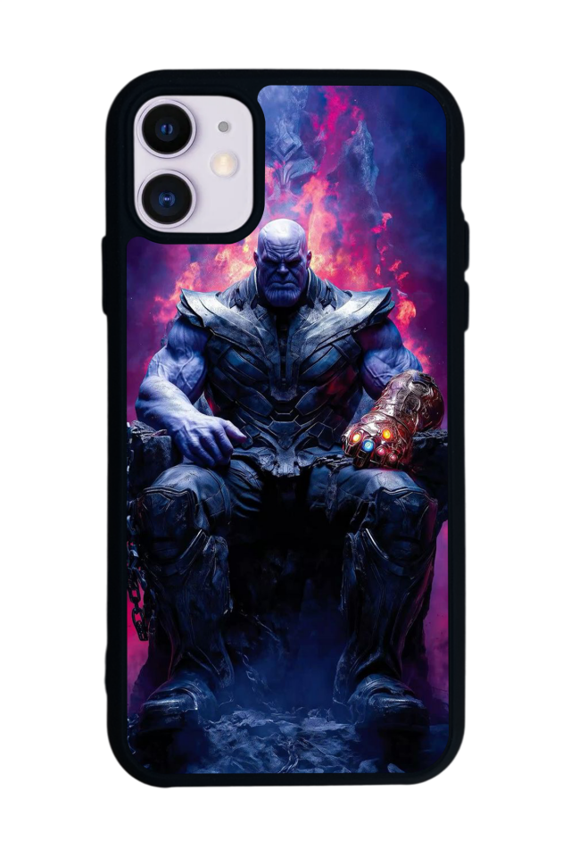 iPhone 11 Uyumlu Thanos Tasarımlı Glossy Premium Kılıf