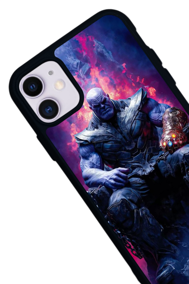 iPhone 11 Uyumlu Thanos Tasarımlı Glossy Premium Kılıf
