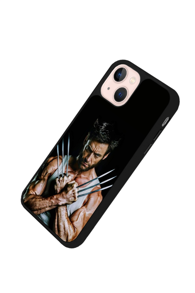 iPhone 14 Plus Uyumlu Wolverine Tasarımlı Glossy Premium Kılıf