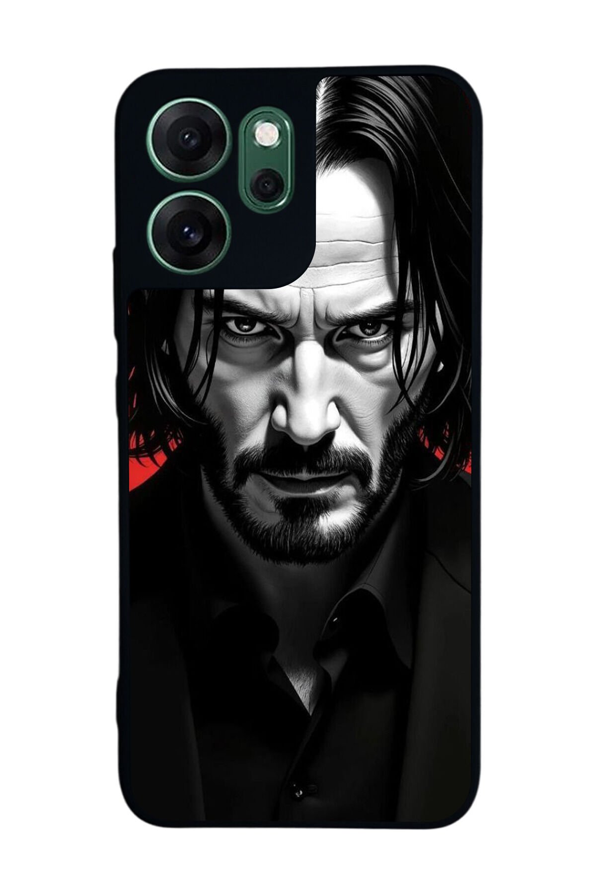 Oppo Reno 14F Uyumlu JohnWick Tasarımlı Glossy Premium Kılıf