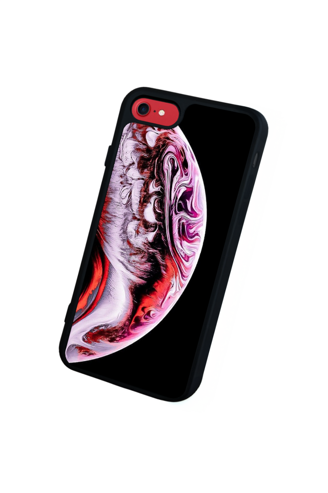iPhone SE Uyumlu Ay Tasarımlı Glossy Premium Kılıf