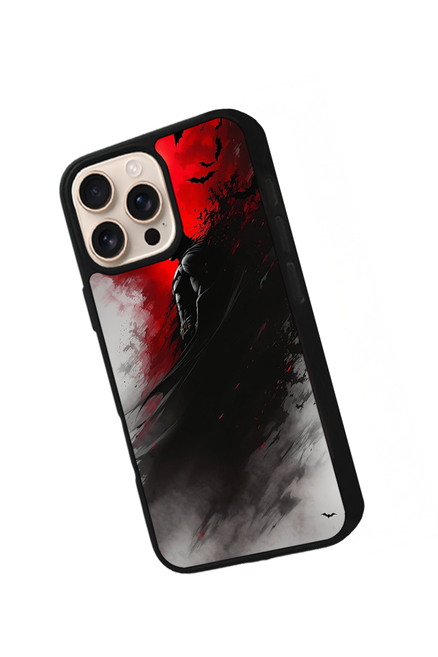 iPhone 14 Pro Uyumlu Batman Tasarımlı Glossy Premium Kılıf