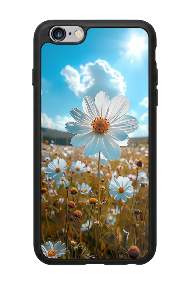 iPhone 6s Plus Uyumlu Cicek Tasarımlı Glossy Premium Kılıf