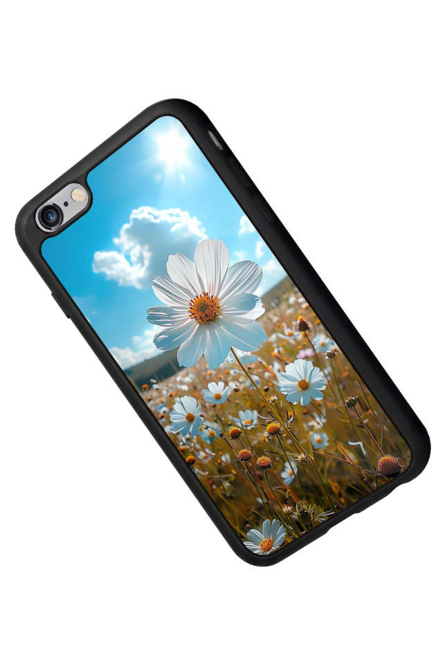 iPhone 6s Plus Uyumlu Cicek Tasarımlı Glossy Premium Kılıf