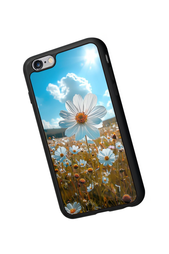 iPhone 6s Plus Uyumlu Cicek Tasarımlı Glossy Premium Kılıf