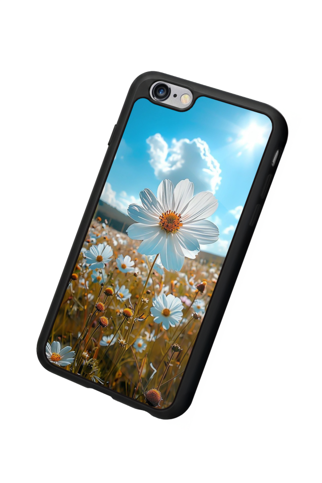 iPhone 6s Plus Uyumlu Cicek Tasarımlı Glossy Premium Kılıf