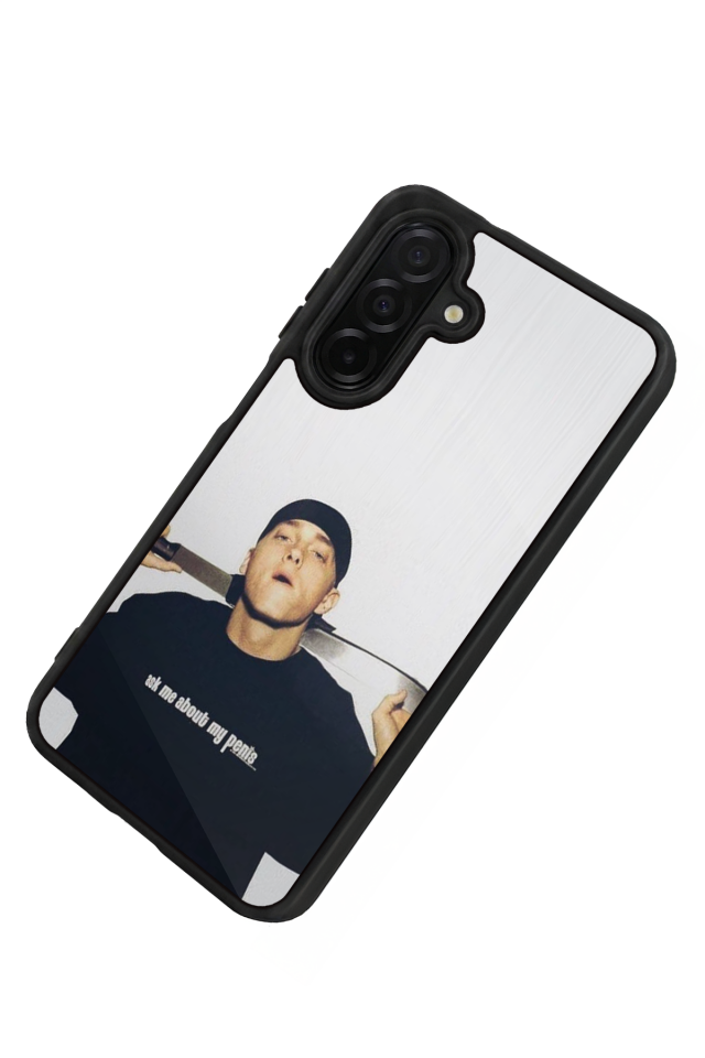 Samsung Galaxy A56 Uyumlu Eminem Tasarımlı Glossy Premium Kılıf