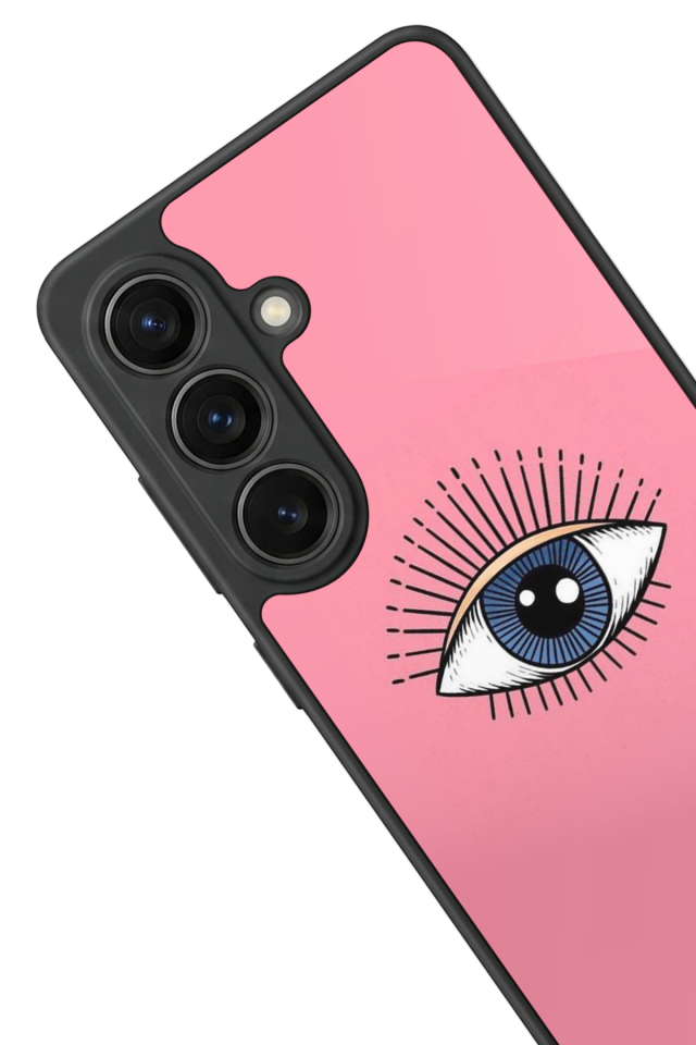 Samsung Galaxy S26 Uyumlu Göz Tasarımlı Glossy Premium Kılıf