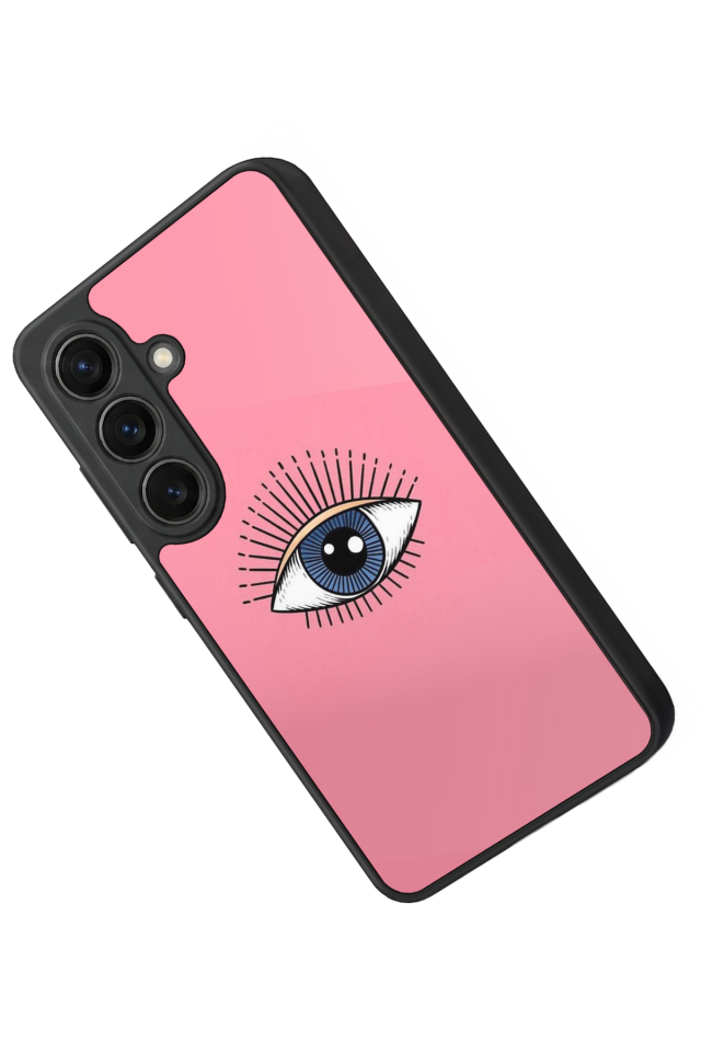 Samsung Galaxy S26 Uyumlu Göz Tasarımlı Glossy Premium Kılıf