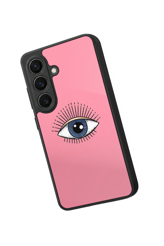 Samsung Galaxy S26 Uyumlu Göz Tasarımlı Glossy Premium Kılıf