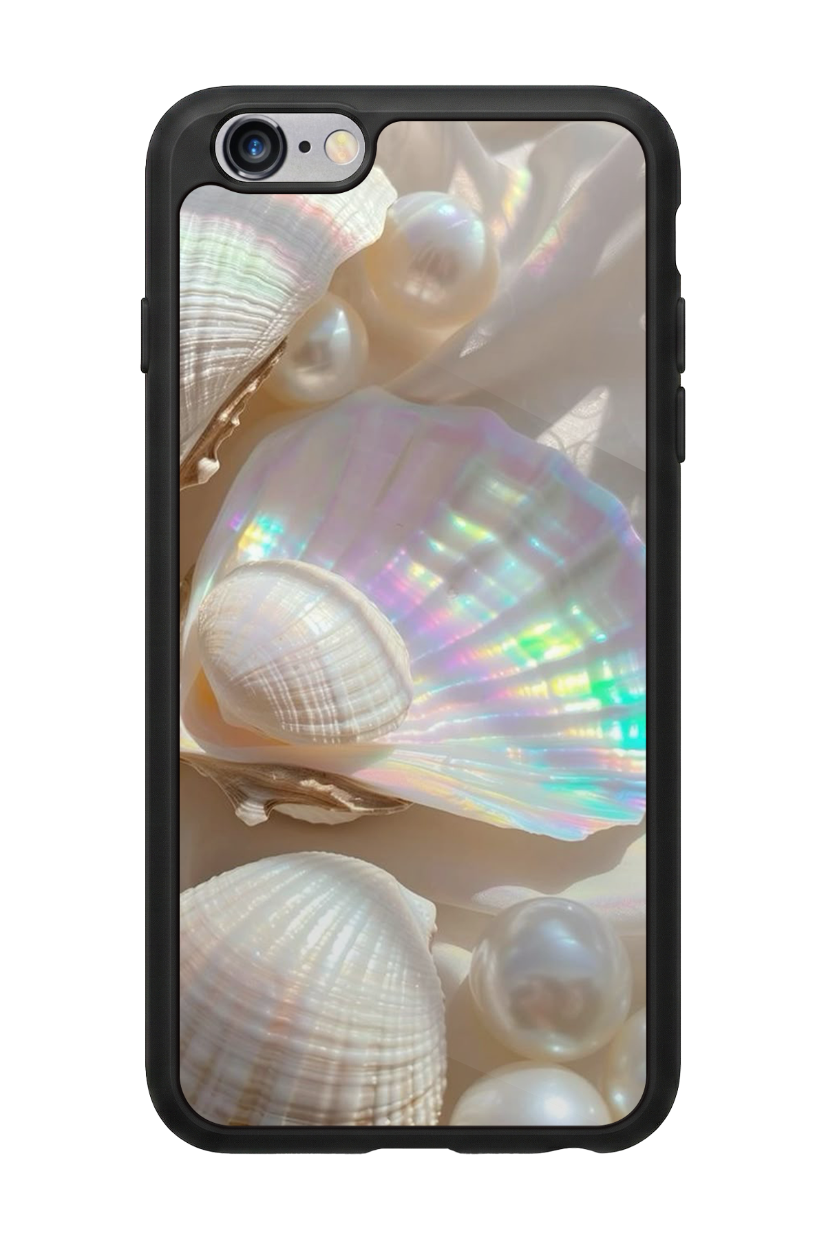 iPhone 6 Plus Uyumlu  İnci Tasarımlı Glossy Premium Kılıf