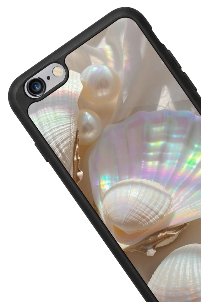 iPhone 6 Plus Uyumlu  İnci Tasarımlı Glossy Premium Kılıf