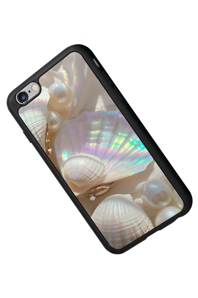 iPhone 6 Plus Uyumlu  İnci Tasarımlı Glossy Premium Kılıf