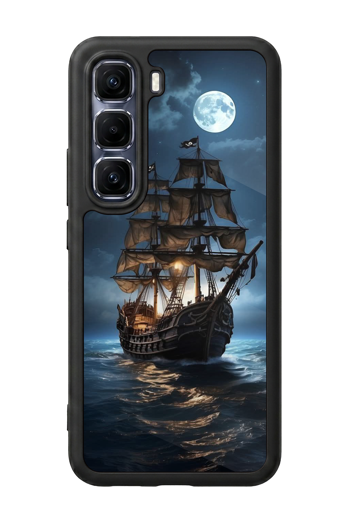 Infinix Hot 60 Pro Plus Uyumlu Korsan Tasarımlı Glossy Premium Kılıf