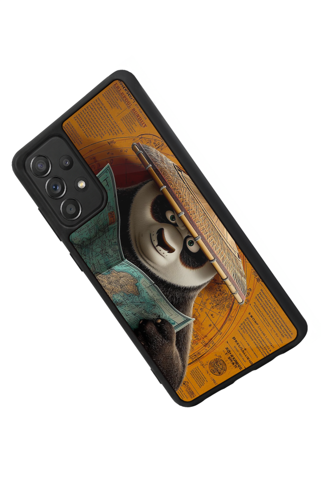 Samsung Galaxy A72 Uyumlu Kung Fu Panda Tasarımlı Glossy Premium Kılıf
