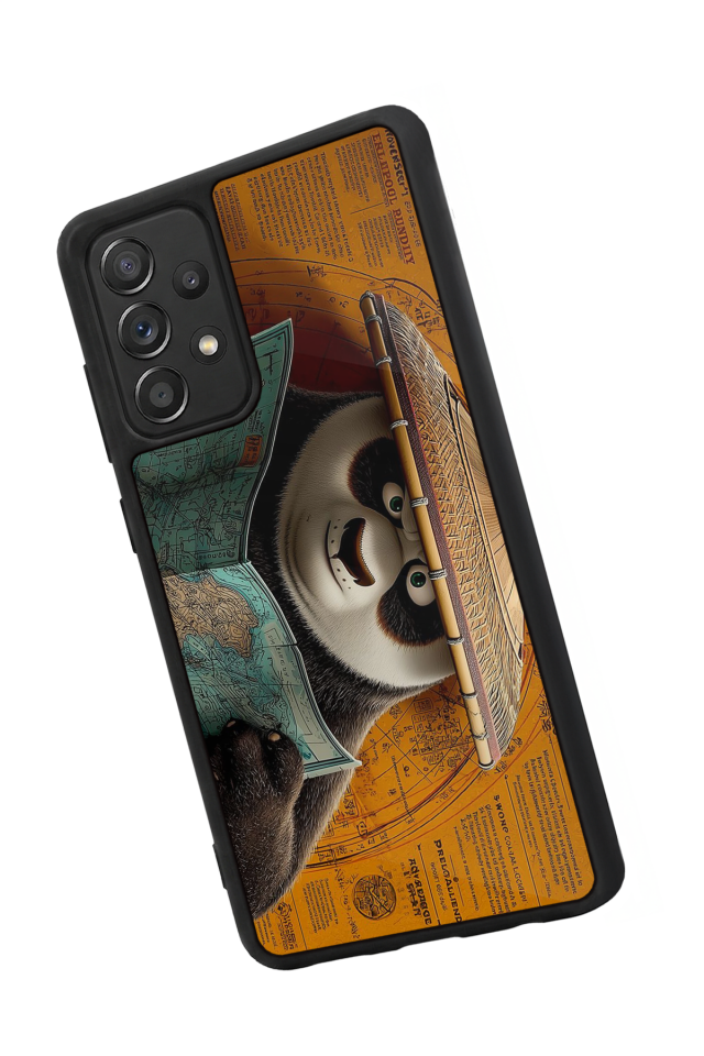 Samsung Galaxy A72 Uyumlu Kung Fu Panda Tasarımlı Glossy Premium Kılıf
