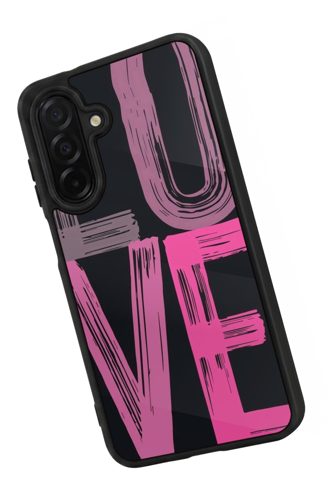 Samsung Galaxy A36 Uyumlu Love Tasarımlı Glossy Premium Kılıf