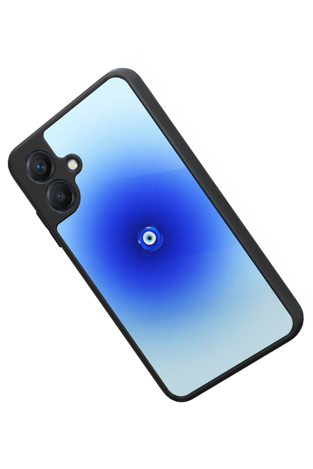 Samsung Galaxy A07 Uyumlu Nazar Tasarımlı Glossy Premium Kılıf