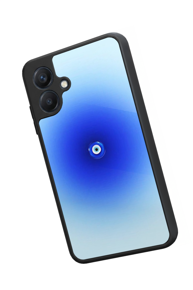 Samsung Galaxy A07 Uyumlu Nazar Tasarımlı Glossy Premium Kılıf