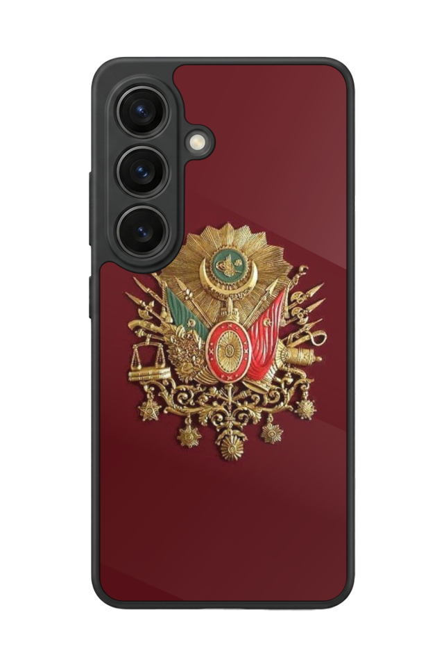 Samsung Galaxy S26 Uyumlu Osmanli Tugrasi Tasarımlı Glossy Premium Kılıf
