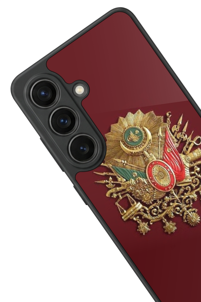 Samsung Galaxy S26 Uyumlu Osmanli Tugrasi Tasarımlı Glossy Premium Kılıf