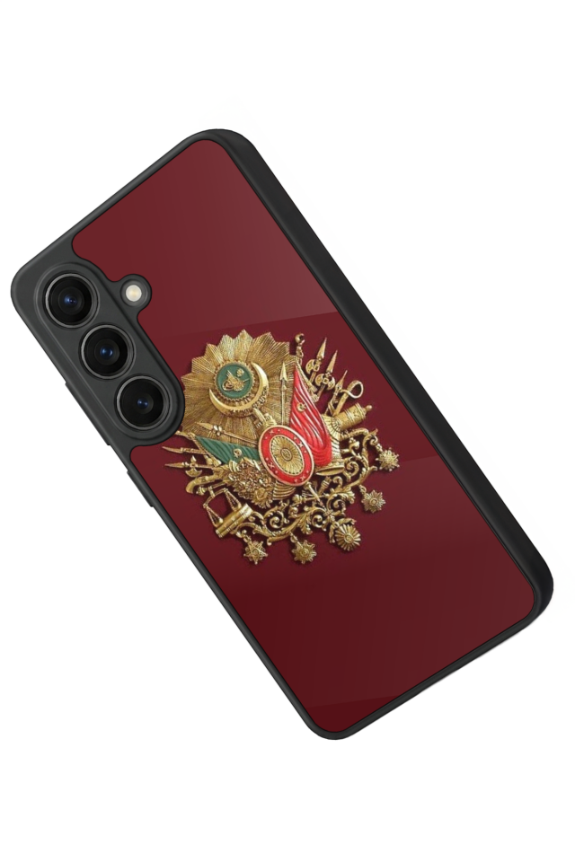 Samsung Galaxy S26 Uyumlu Osmanli Tugrasi Tasarımlı Glossy Premium Kılıf