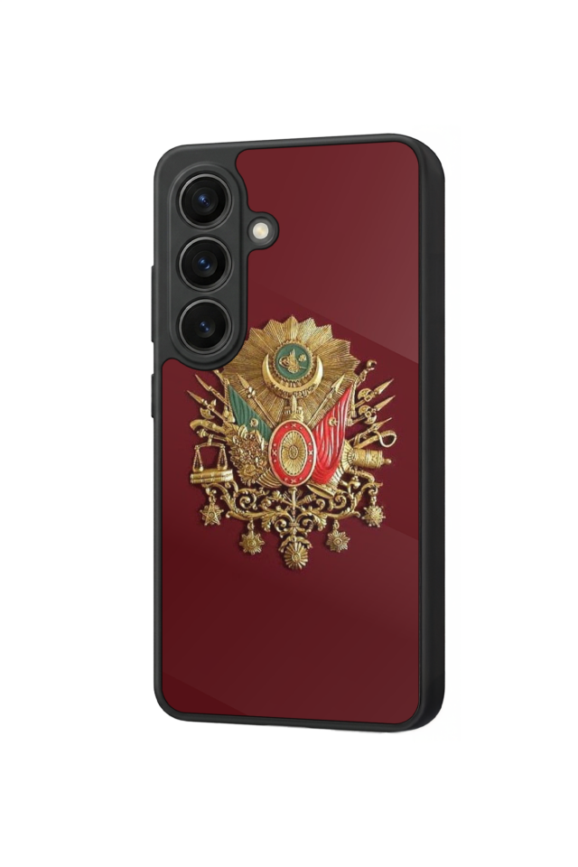 Samsung Galaxy S26 Uyumlu Osmanli Tugrasi Tasarımlı Glossy Premium Kılıf