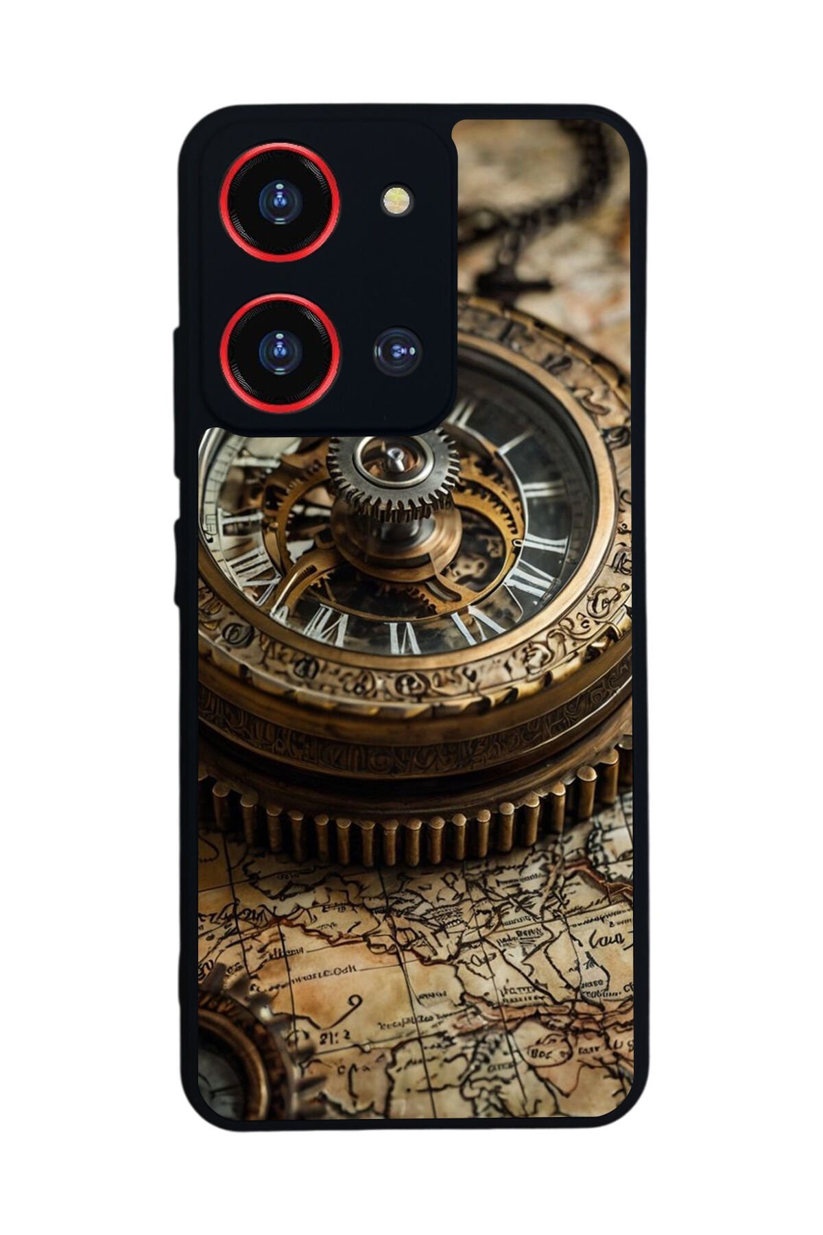 Reeder S19 Max Pro S 108MP Uyumlu Pusula Tasarımlı Glossy Premium Kılıf