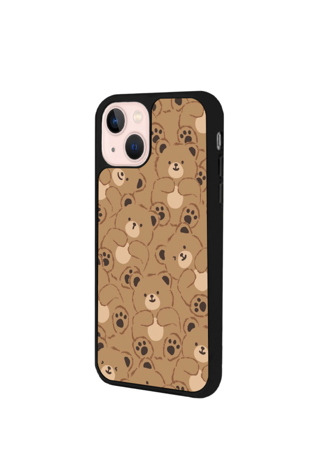 iPhone 15 Uyumlu Ayı Tasarımlı Glossy Premium Kılıf