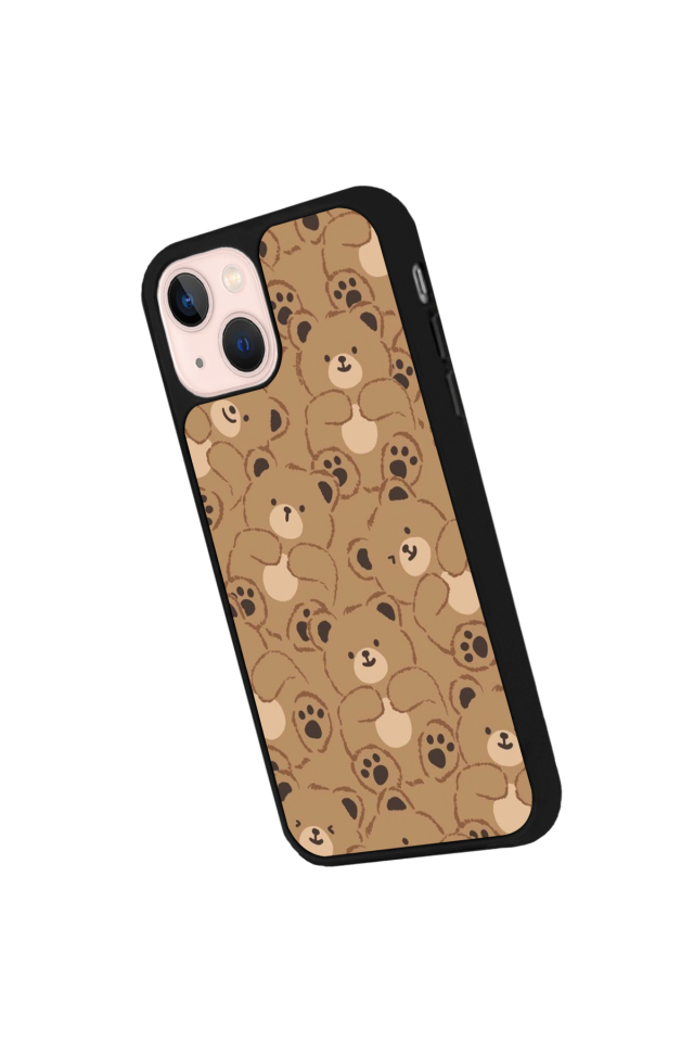 iPhone 15 Uyumlu Ayı Tasarımlı Glossy Premium Kılıf