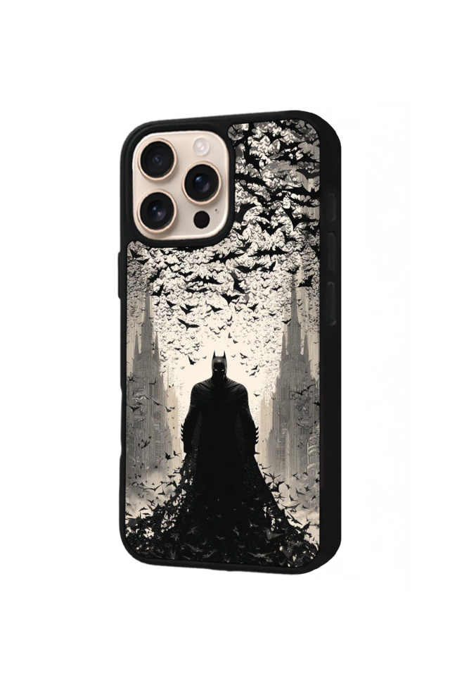 iPhone 14 Pro Uyumlu Batman Tasarımlı Glossy Premium Kılıf