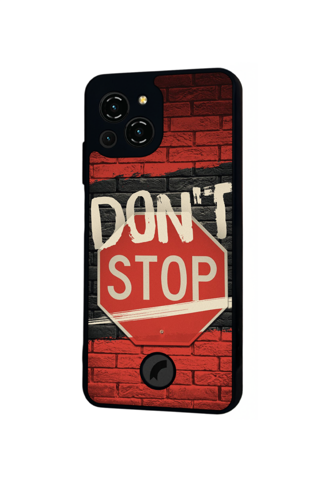 Reeder S23 Pro Max Uyumlu Dont Stop Tasarımlı Glossy Premium Kılıf