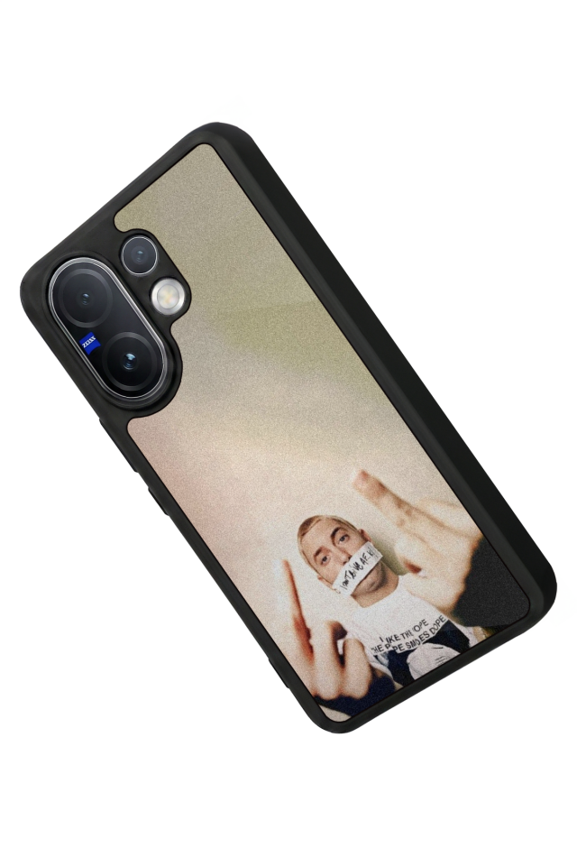 Vivo V60 Uyumlu Eminem Tasarımlı Glossy Premium Kılıf
