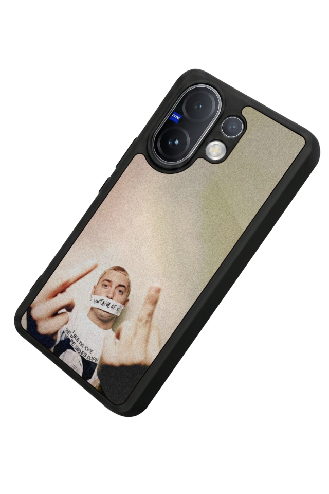 Vivo V60 Uyumlu Eminem Tasarımlı Glossy Premium Kılıf