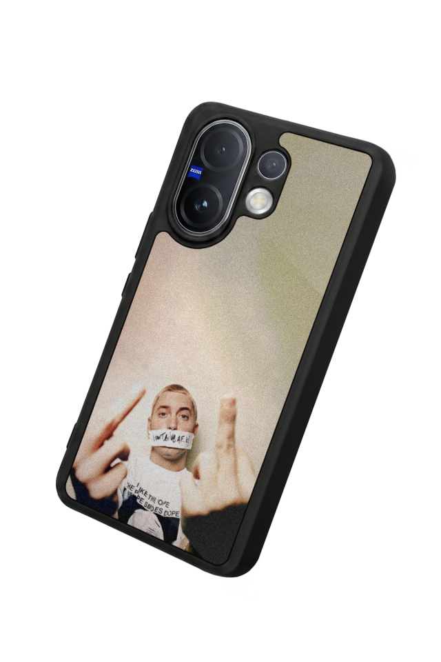 Vivo V60 Uyumlu Eminem Tasarımlı Glossy Premium Kılıf