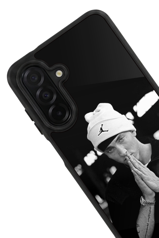 Samsung Galaxy A56 Uyumlu Eminem Tasarımlı Glossy Premium Kılıf
