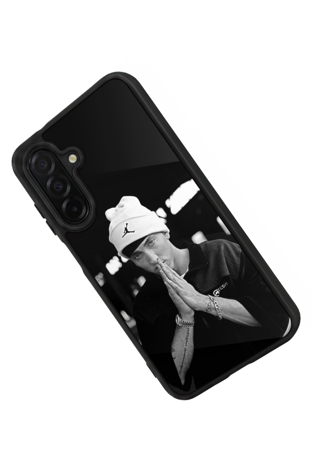 Samsung Galaxy A56 Uyumlu Eminem Tasarımlı Glossy Premium Kılıf