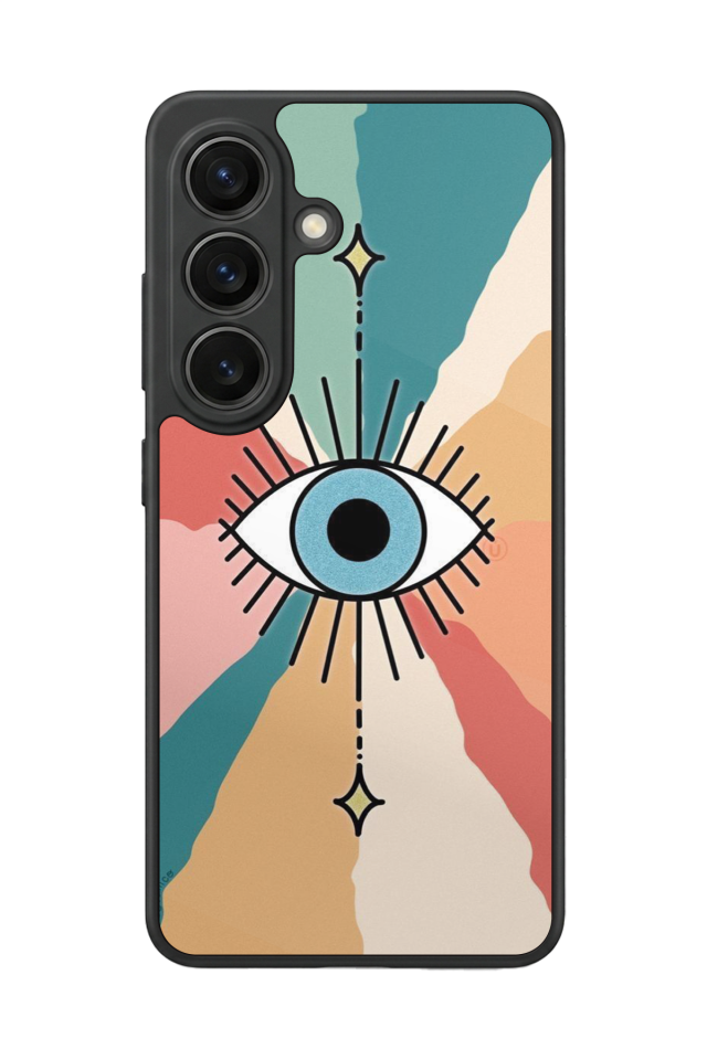 Samsung Galaxy S26 Uyumlu Göz Tasarımlı Glossy Premium Kılıf