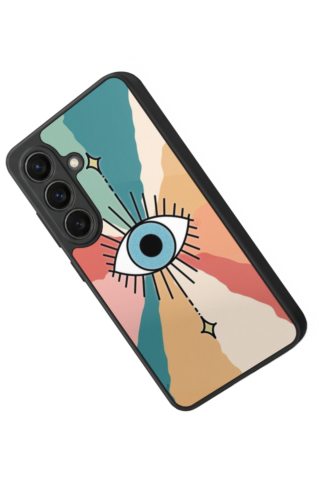 Samsung Galaxy S26 Uyumlu Göz Tasarımlı Glossy Premium Kılıf