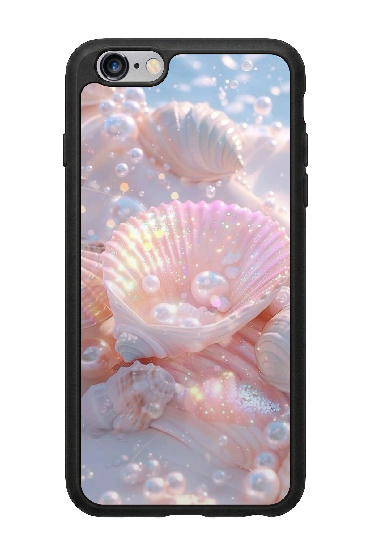 iPhone 6 Plus Uyumlu  İnci Tasarımlı Glossy Premium Kılıf