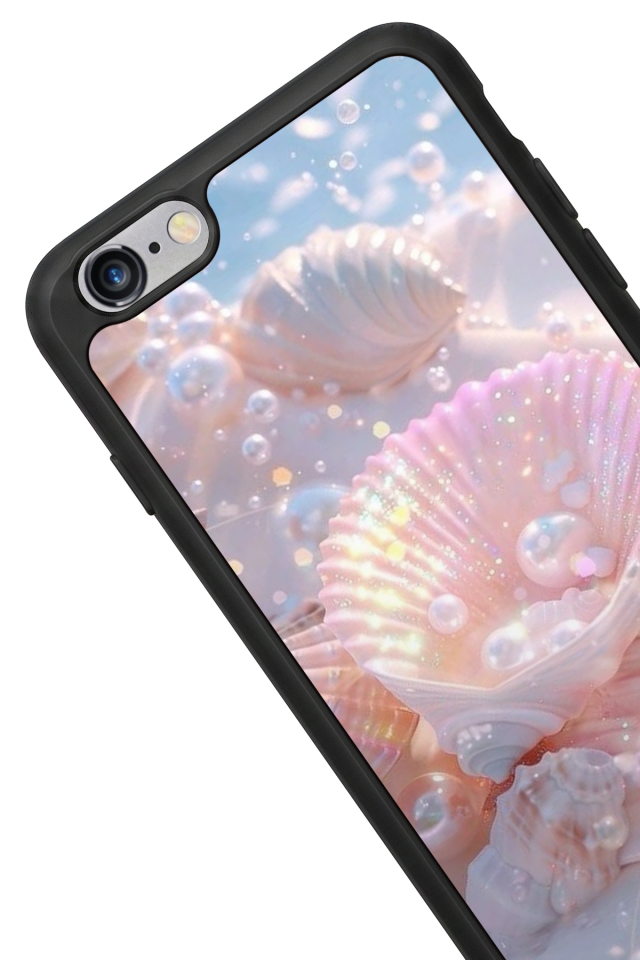 iPhone 6 Plus Uyumlu  İnci Tasarımlı Glossy Premium Kılıf