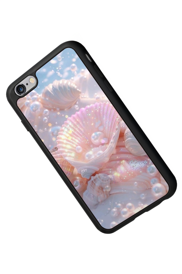 iPhone 6 Plus Uyumlu  İnci Tasarımlı Glossy Premium Kılıf