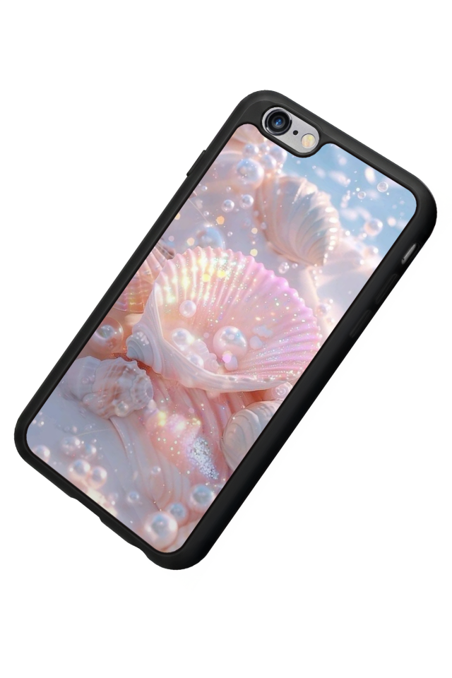 iPhone 6 Plus Uyumlu  İnci Tasarımlı Glossy Premium Kılıf
