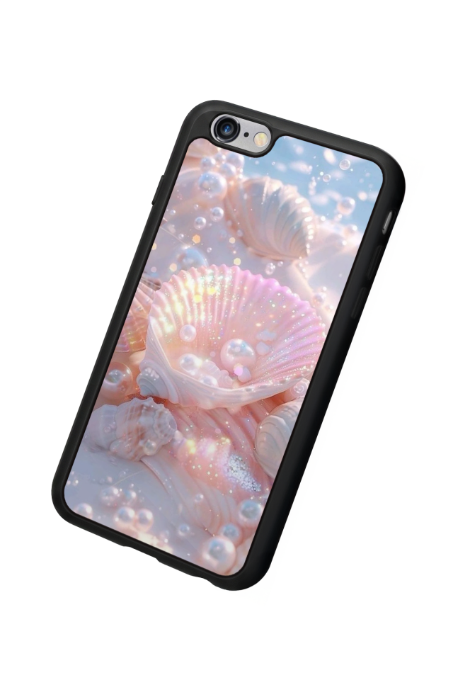 iPhone 6 Plus Uyumlu  İnci Tasarımlı Glossy Premium Kılıf