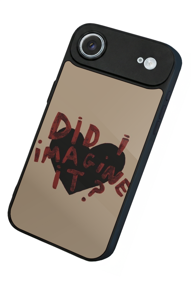 iPhone 17 Air Uyumlu Kalp Love Tasarımlı Glossy Premium Kılıf